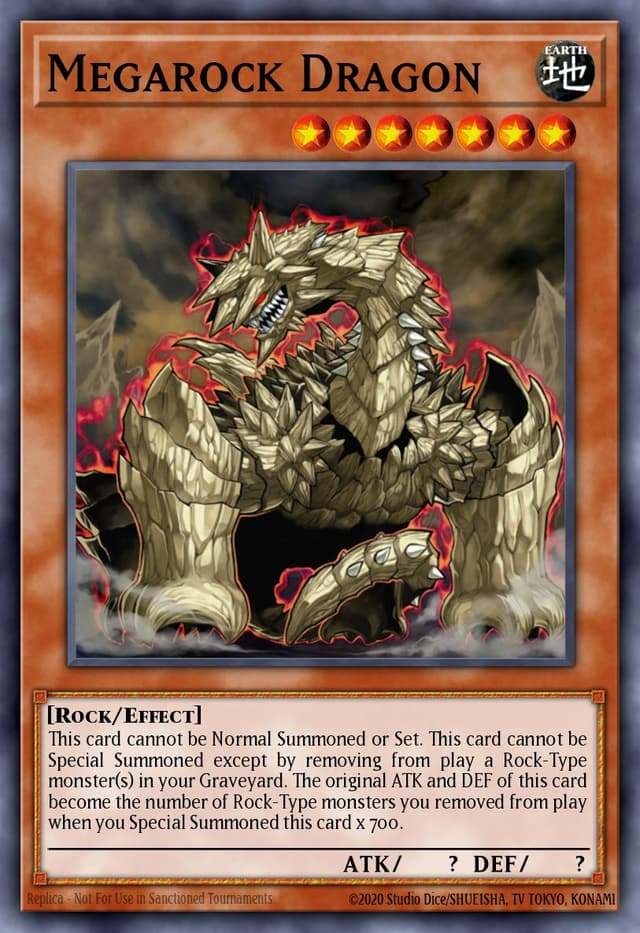 Megarock Dragon from THE LOST MILLENNIUM 2006