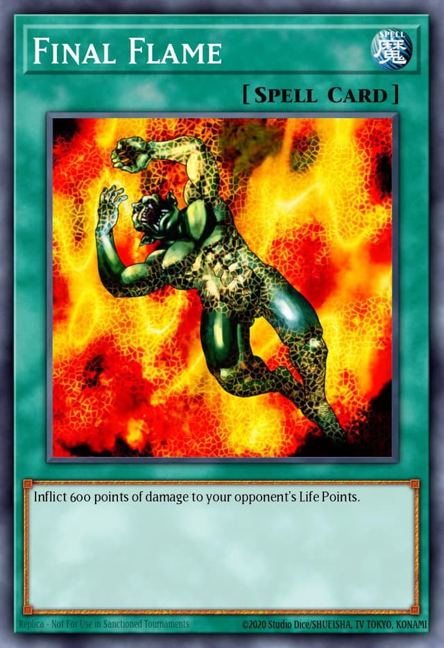 Final Flame from LEGEND OF BLUE EYES REPRINT 2019