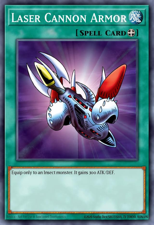 Laser Cannon Armor from LEGEND OF BLUE EYES REPRINT 2019