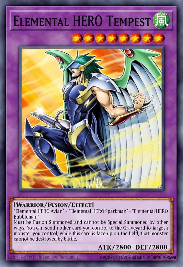 Elemental Hero Tempest from ELEMENTAL ENERGY 2005