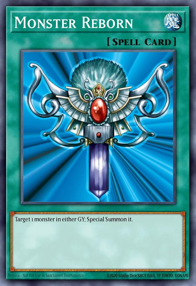 Monster Reborn from LEGEND OF BLUE EYES REPRINT 2019