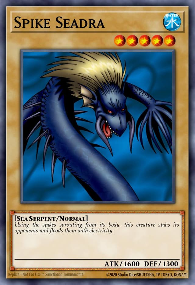 Spike Seadra from LEGEND OF BLUE EYES REPRINT 2019 - Legacy graded card 00006657 by RKT Grading