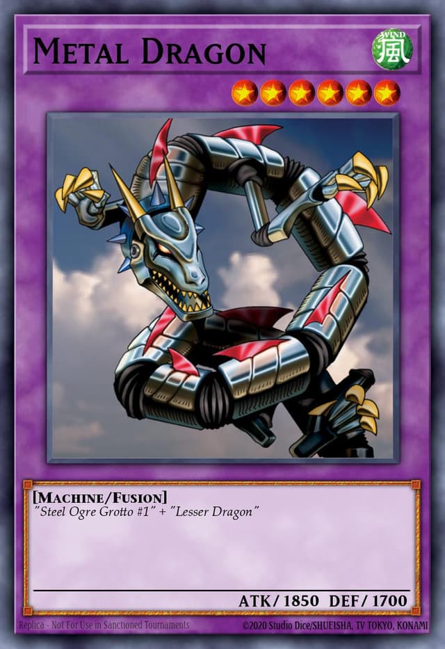 Metal Dragon from LEGEND OF BLUE EYES REPRINT 2019