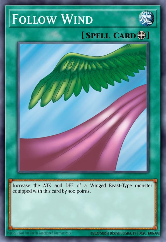 Follow Wind from LEGEND OF BLUE EYES REPRINT 2019