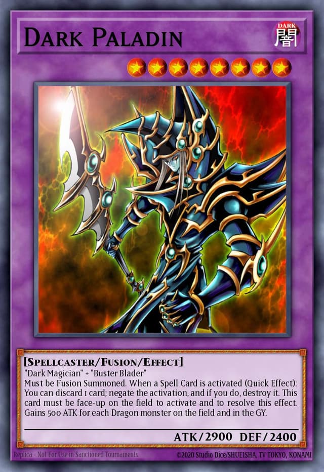Dark Paladin from MAGICIAN'S FORCE 2003 - Legacy graded card 00023829 by RKT Grading