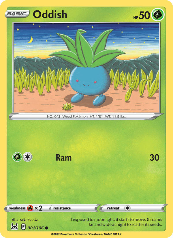 ODDISH from JUNGLE 1999 - Legacy graded card 00007092 by RKT Grading