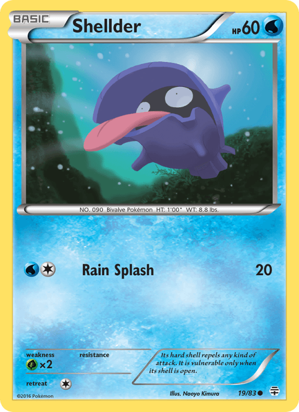 SHELLDER from SCARLET & VIOLET-151 2023 - Legacy graded card 00001422 by RKT Grading