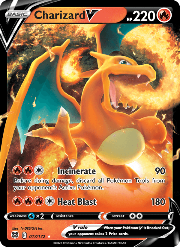 CHARIZARD V from SWSH BLACK STAR PROMOS 2019-23