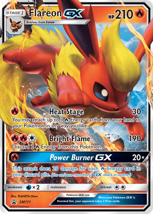 FLAREON GX from BLACK STAR PROMO 2019