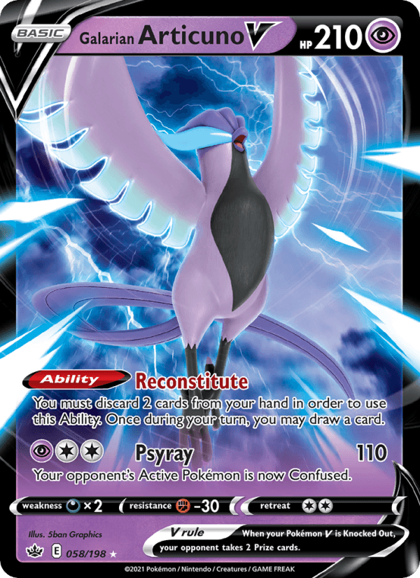 GALARIAN ARTICUNO V from VMAX CLIMAX 2021