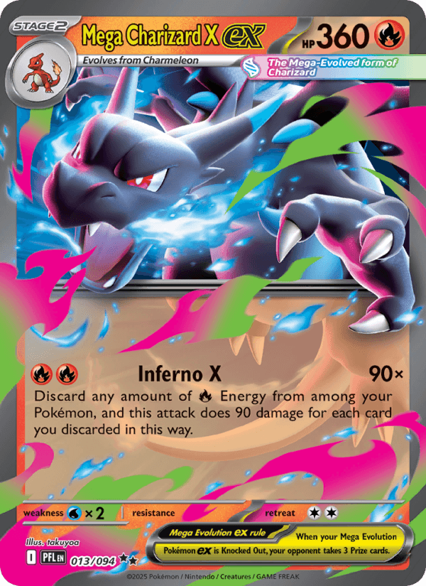 MEGA CHARIZARD X EX from MEGA DREAM EX 2025