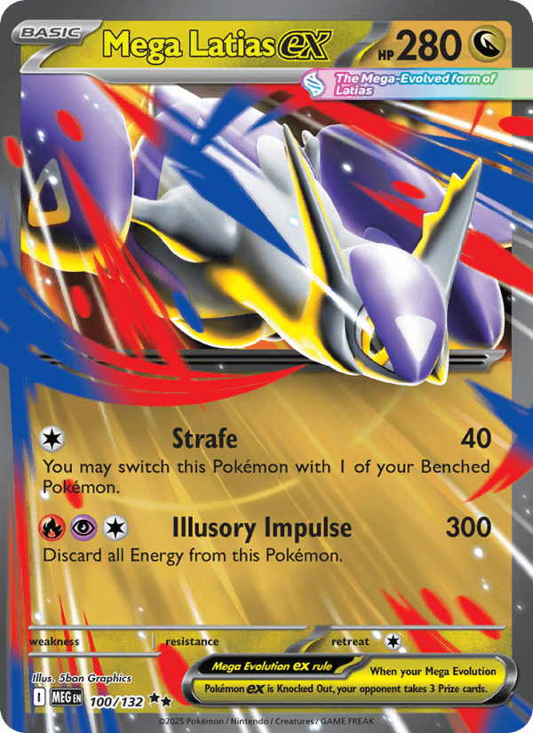 MEGA LATIAS EX from MEGA EVOLUTION 2025