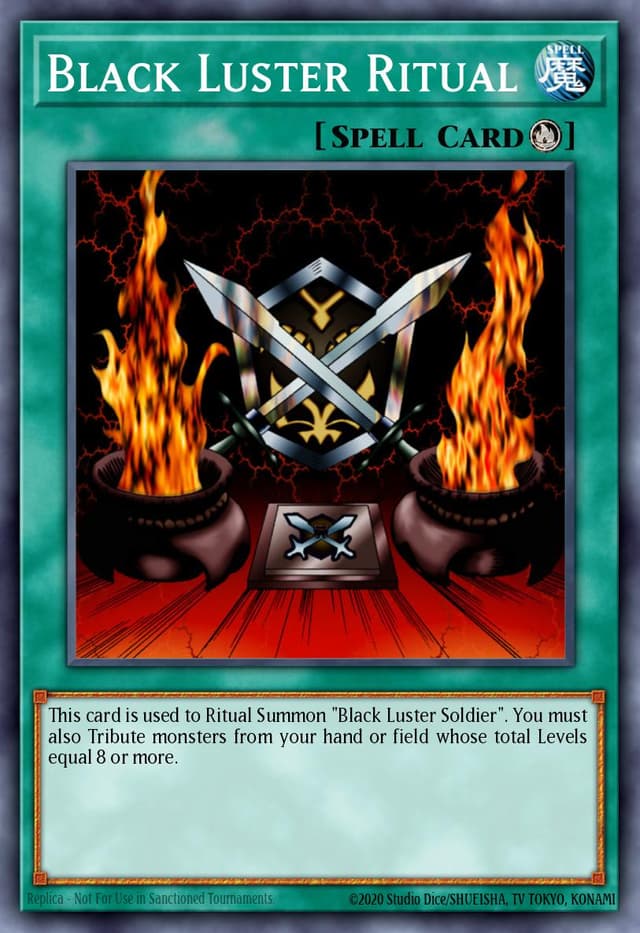 BLACK LUSTER RITUAL from STARTER DECK:YUGI EVOLUTION 2004