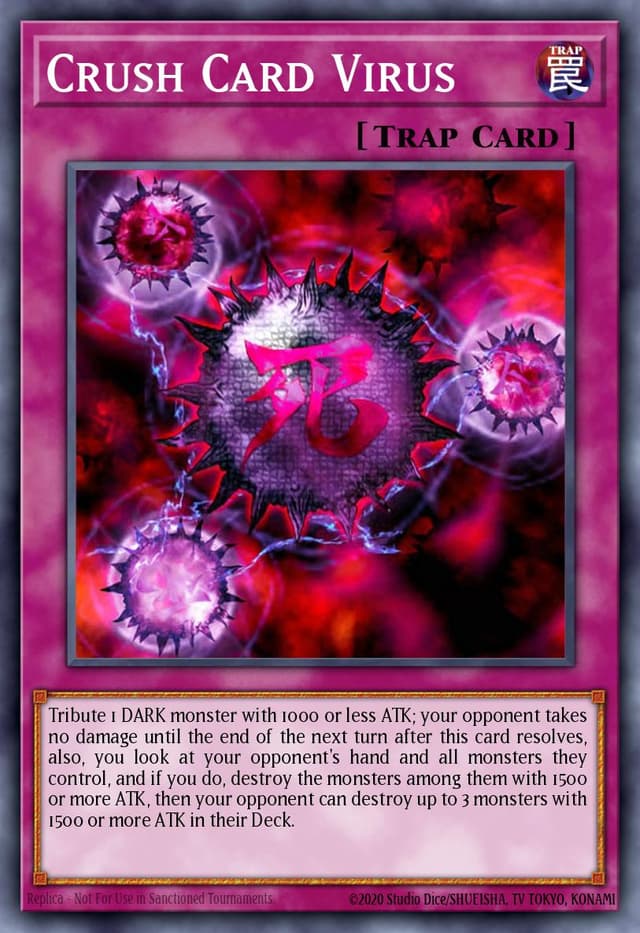 CRUSH CARD VIRUS from MILLENIUM PACK 2016