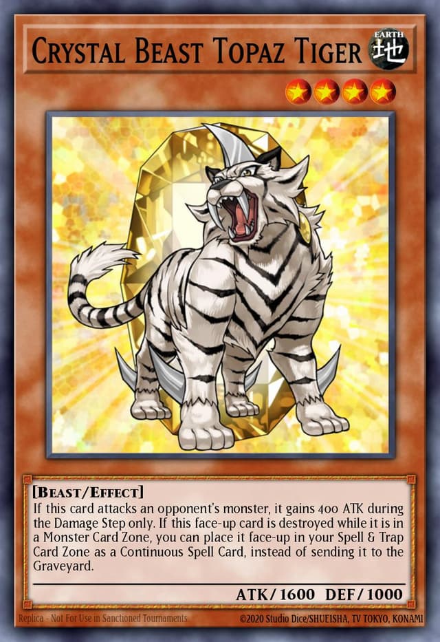 CRYSTAL BEAST TOPAZ TIGER from B.O.L.: CRYSTAL REVENGE 2022