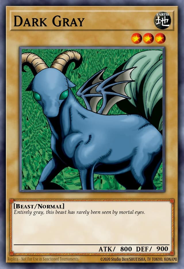 DARK GRAY from LEGEND OF BLUE EYES REPRINT 2019