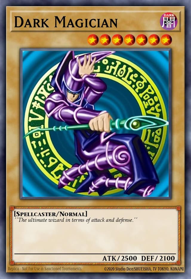 DARK MAGICIAN from LEGEND OF BLUE EYES REPRINT 2019