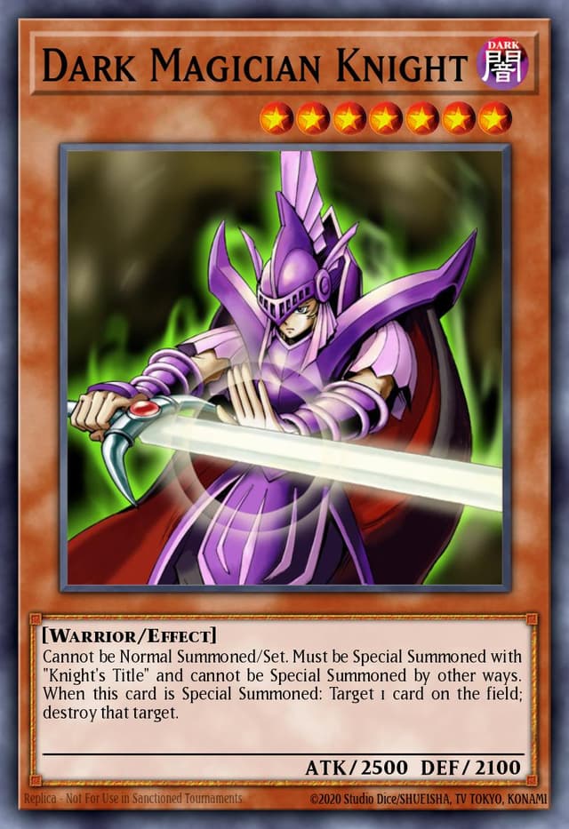 DARK MAGICIAN KNIGHT from DUELIST ROAD: YAMI YUGI 2020