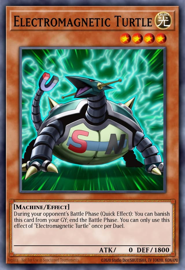 ELECTROMAGNETIC TURTLE from YUGI'S LEGENDARY DECK 2015