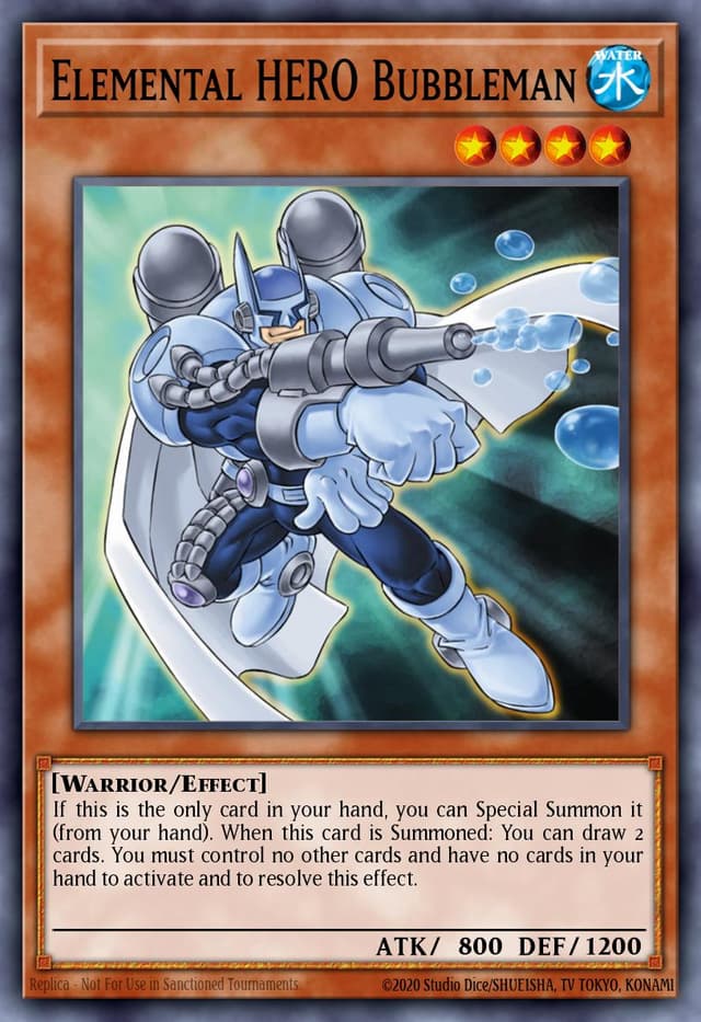 ELEMENTAL HERO BUBBLEMAN from SPEED DUEL GX MT PARADOX 2022