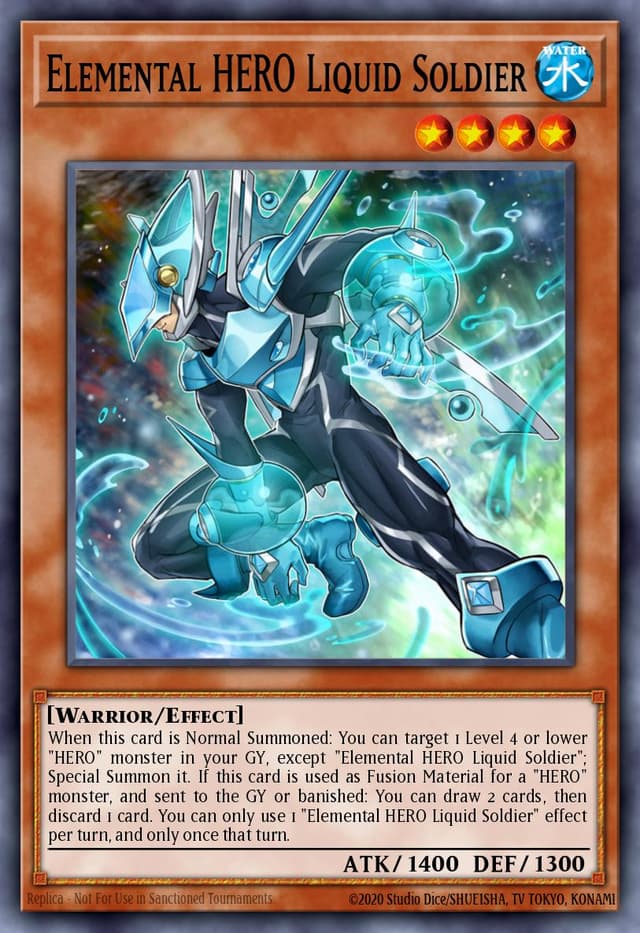 ELEMENTAL HERO LIQUID SOLDIER from LEGENDARY DUELISTS: S3 2022
