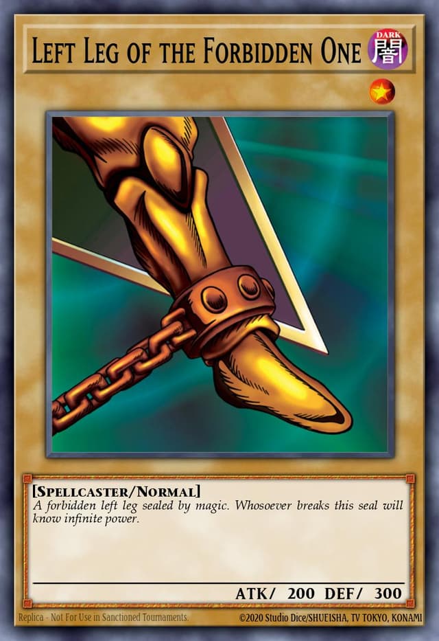 LEFT LEG OF THE FORBIDDEN ONE from LEGEND OF BLUE EYES REPRINT 2019