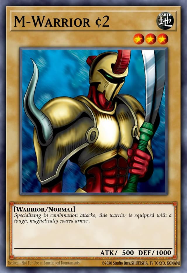 M-WARRIOR #2 from LEGEND OF BLUE EYES REPRINT 2019