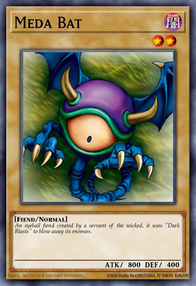 MEDA BAT from LEGEND OF BLUE EYES REPRINT 2019