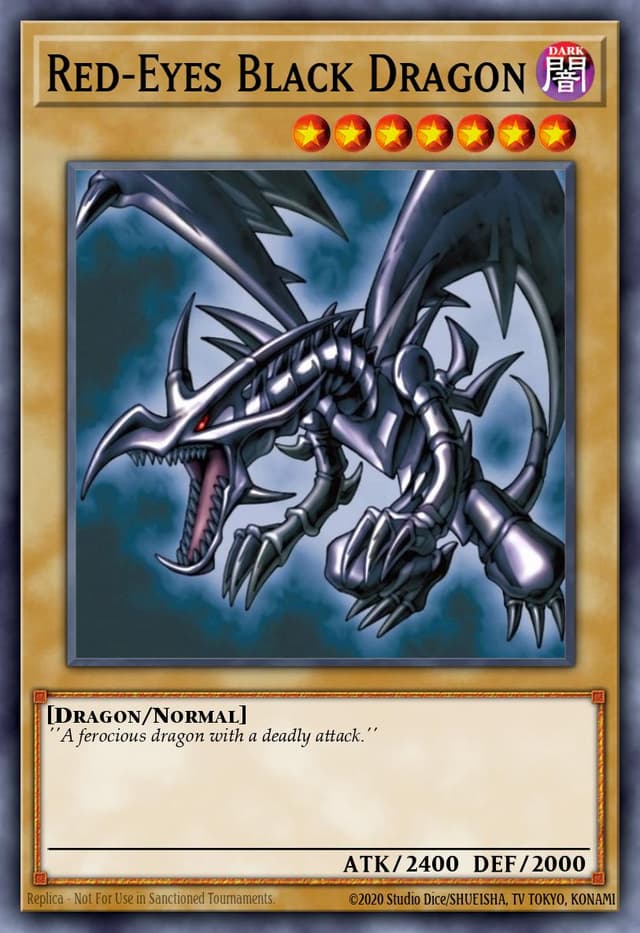 RED-EYES BLACK DRAGON from LEGEND OF BLUE EYES REPRINT 2019