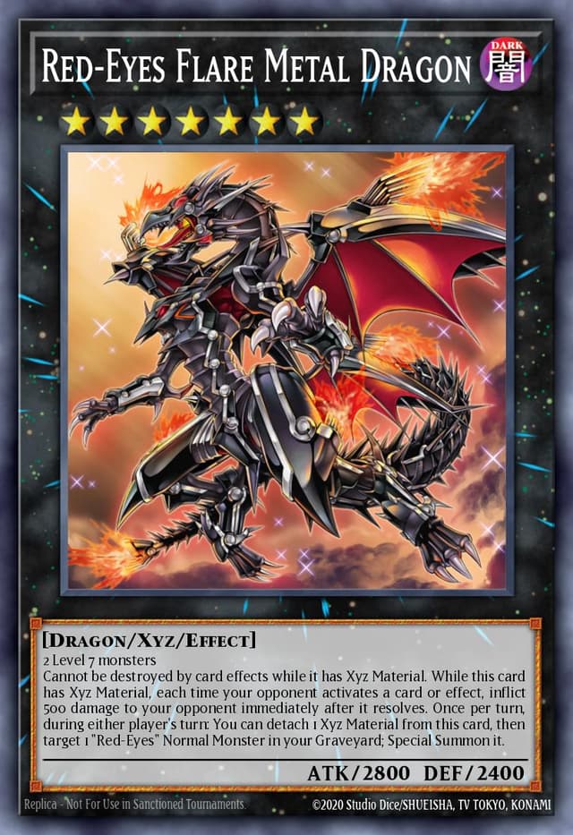 RED-EYES FLARE METAL DRAGON from RARITY COLLECTION Q. C. EDT. 2023