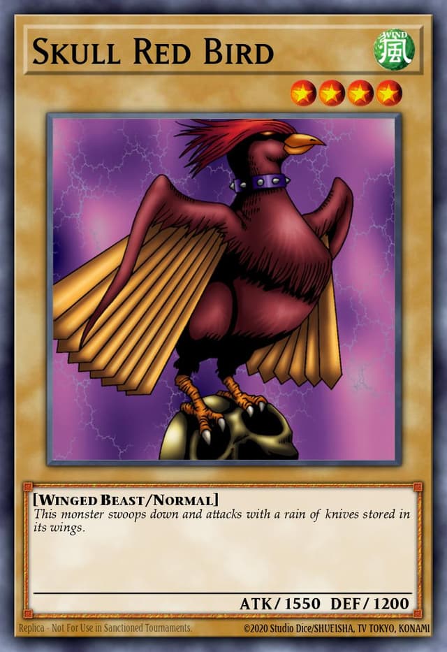 SKULL RED BIRD from LEGEND OF BLUE EYES REPRINT 2019