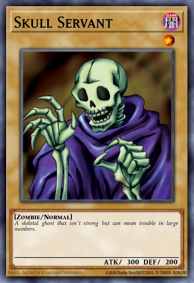 SKULL SERVANT from LEGEND OF BLUE EYES REPRINT 2019