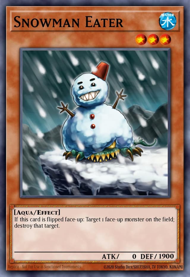 SNOWMAN EATER from ADVENT CALENDAR 2018