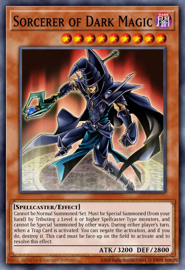 SORCERER OF DARK MAGIC from DUELIST ROAD: YAMI YUGI 2020
