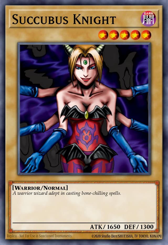 SUCCUBUS KNIGHT from LEGEND OF BLUE EYES REPRINT 2019