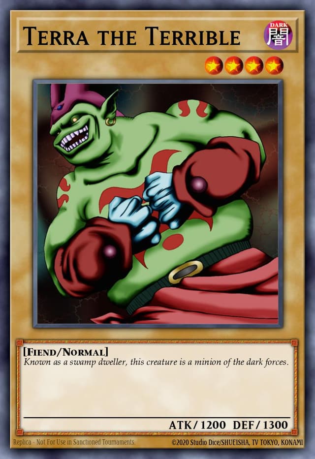 TERRA THE TERRIBLE from LEGEND OF BLUE EYES REPRINT 2019