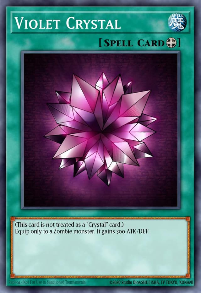 VIOLET CRYSTAL from LEGEND OF BLUE EYES REPRINT 2019