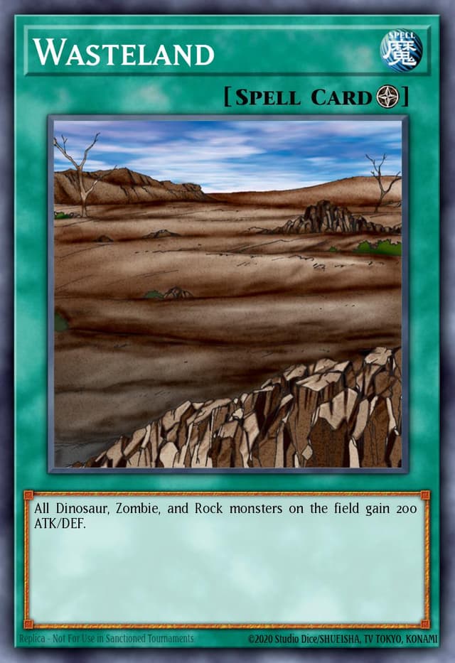 WASTELAND from LEGEND OF BLUE EYES REPRINT 2019